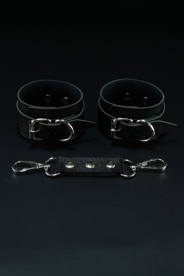 Erobee Full Bondage Set 13 Parça Vegan Deri Origin Serisi - Siyah 