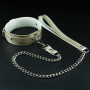 Erobee Zincirli Tasma | BDSM Choker Premium Vegan Deri Origin Serisi - Gold