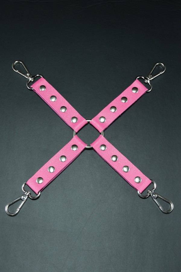 Erobee Çapraz Bağlama Aparatı | BDSM X Aparat | Premium Vegan Deri Origin Serisi - Fuşya Erobee Çapraz Bağlama Aparatı | BDSM X Aparat | Premium Vegan Deri Origin Serisi - Fuşya