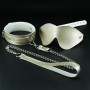 Erobee Fantazi Tasması & Zincirli Choker | Premium Vegan Deri Origin Serisi - Gold