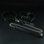 Erobee Fantazi Kelepçe & BDSM Tasma İkili Set | Premium Suni Deri Origin Serisi - Siyah