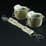 Erobee Fantazi Kelepçe | Özel Tasarım BDSM Cuff Vegan Deri Between Serisi - Gold