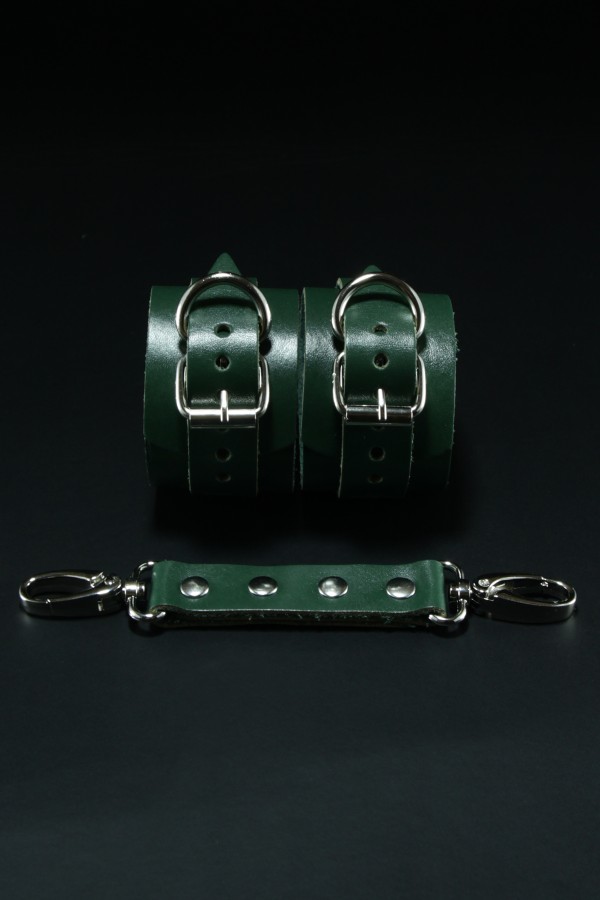 Erobee Hakiki Deri Kelepçe | BDSM Cuff Origin Optima Serisi - Yeşil Erobee Hakiki Deri Kelepçe | BDSM Cuff Origin Optima Serisi - Yeşil