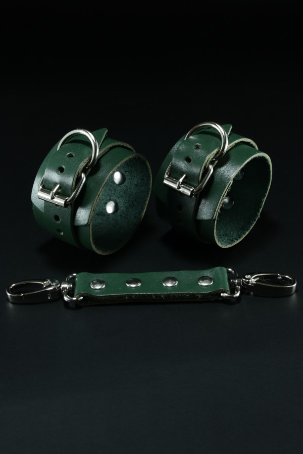 Erobee Hakiki Deri Kelepçe | BDSM Cuff Origin Optima Serisi - Yeşil Erobee Hakiki Deri Kelepçe | BDSM Cuff Origin Optima Serisi - Yeşil