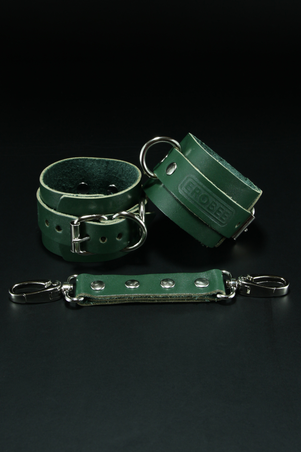Erobee Hakiki Deri Kelepçe | BDSM Cuff Origin Optima Serisi - Yeşil Erobee Hakiki Deri Kelepçe | BDSM Cuff Origin Optima Serisi - Yeşil