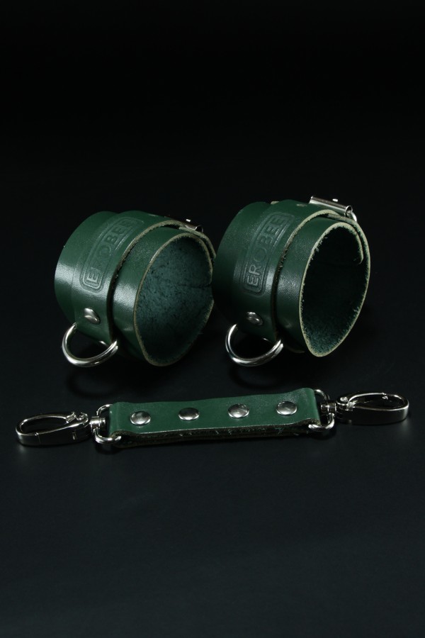 Erobee Hakiki Deri Kelepçe | BDSM Cuff Origin Optima Serisi - Yeşil Erobee Hakiki Deri Kelepçe | BDSM Cuff Origin Optima Serisi - Yeşil