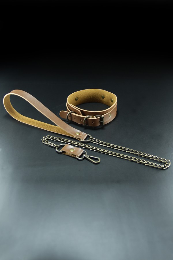 Erobee BDSM Fantezi Tasması Antik Metal Aksamlı Premium Vegan Deri Origin Antik Serisi Petra - Taba Erobee BDSM Fantezi Tasması Antik Metal Aksamlı Premium Vegan Deri Origin Antik Serisi Petra - Taba
