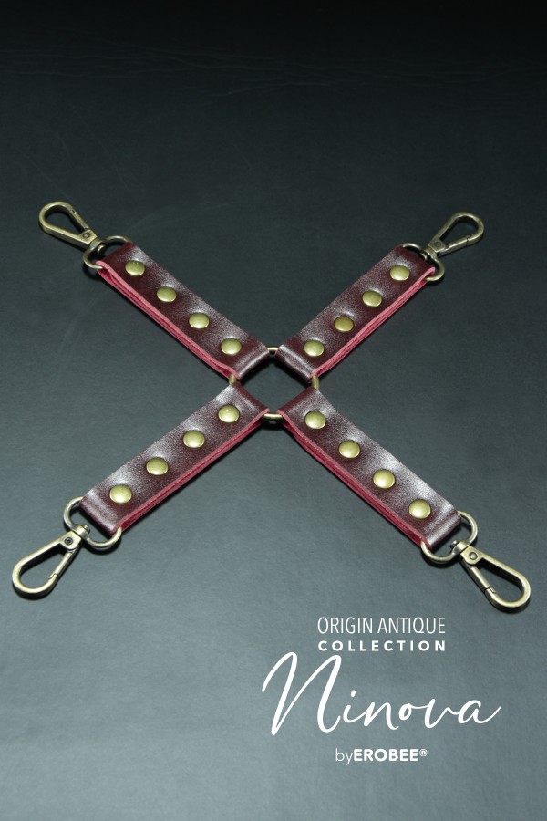 Erobee BDSM X Konnektör Çapraz Bağlantı Aparatı Antik Metal Aksamlı Premium Vegan Deri Origin Antik Serisi Ninova - Vişne Erobee BDSM X Konnektör Çapraz Bağlantı Aparatı Antik Metal Aksamlı Premium Vegan Deri Origin Antik Serisi Ninova - Vişne