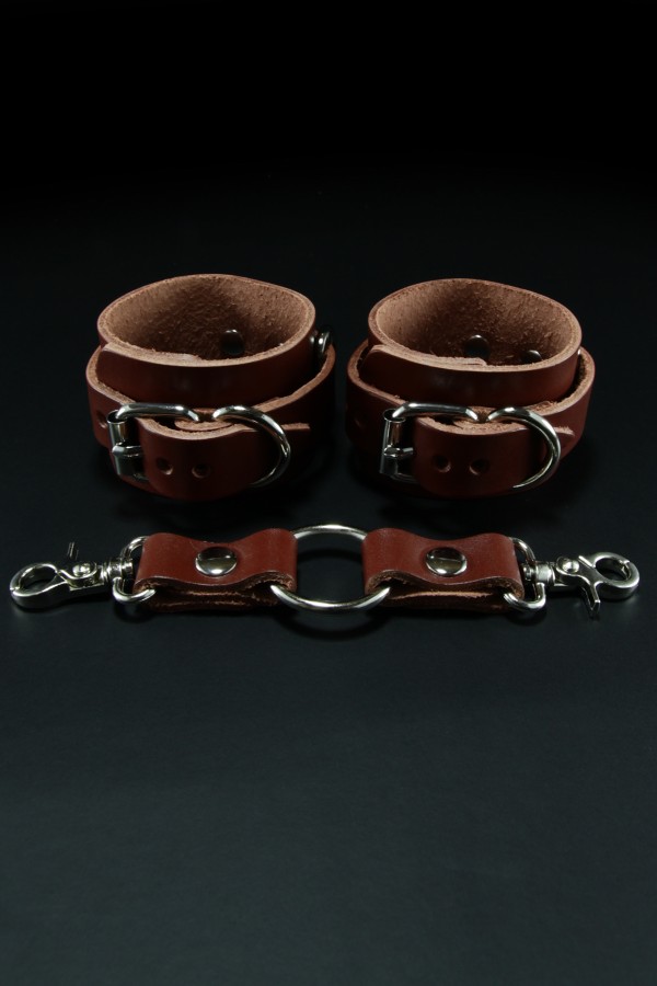 Erobee Hakiki Deri Kelepçe | Profesyonel BDSM Cuff Origin Serisi - Taba Erobee Hakiki Deri Kelepçe | Profesyonel BDSM Cuff Origin Serisi - Taba