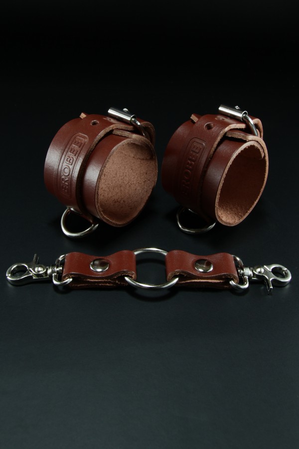 Erobee Hakiki Deri Kelepçe | Profesyonel BDSM Cuff Origin Serisi - Taba Erobee Hakiki Deri Kelepçe | Profesyonel BDSM Cuff Origin Serisi - Taba
