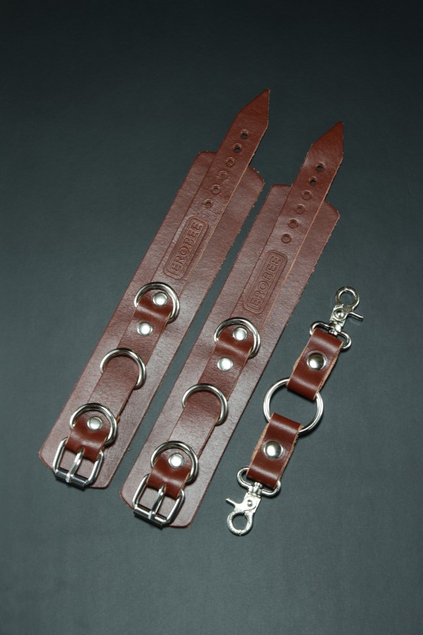 Erobee Hakiki Deri Kelepçe | Profesyonel BDSM Cuff Origin Serisi - Taba Erobee Hakiki Deri Kelepçe | Profesyonel BDSM Cuff Origin Serisi - Taba