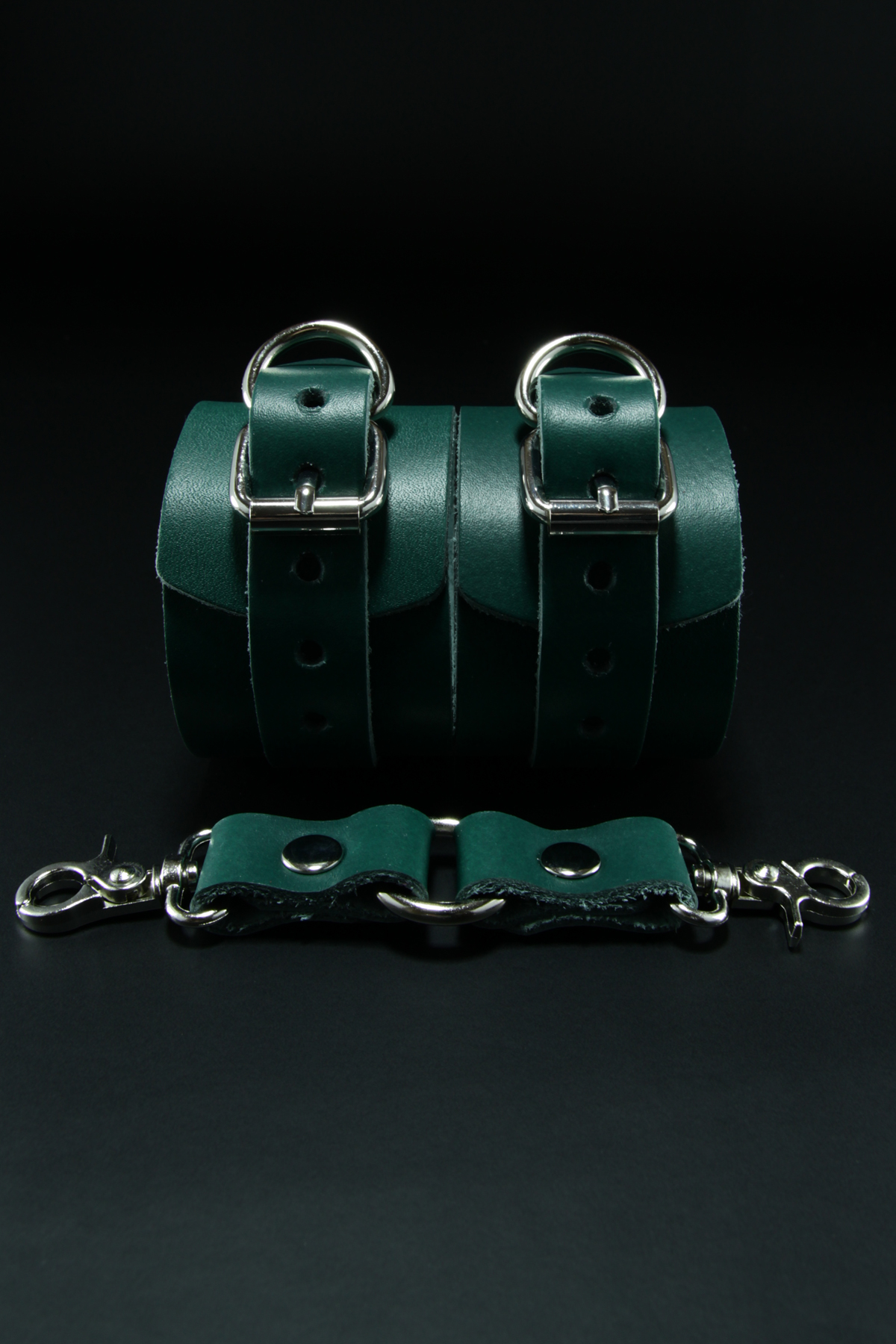Erobee Hakiki Deri Kelepçe | Profesyonel BDSM Cuff Origin Serisi - Yeşil Erobee Hakiki Deri Kelepçe | Profesyonel BDSM Cuff Origin Serisi - Yeşil