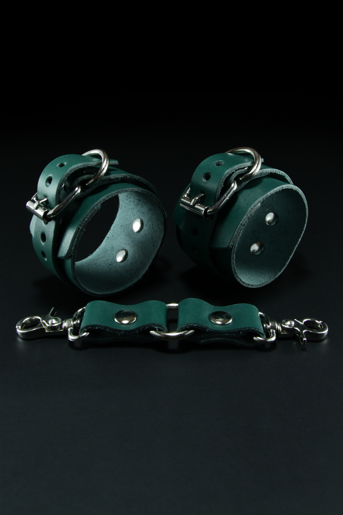 Erobee Hakiki Deri Kelepçe | Profesyonel BDSM Cuff Origin Serisi - Yeşil Erobee Hakiki Deri Kelepçe | Profesyonel BDSM Cuff Origin Serisi - Yeşil