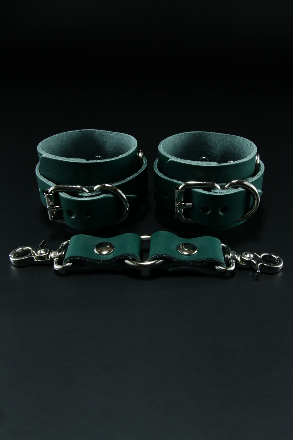 Erobee Hakiki Deri Kelepçe | Profesyonel BDSM Cuff Origin Serisi - Yeşil Erobee Hakiki Deri Kelepçe | Profesyonel BDSM Cuff Origin Serisi - Yeşil