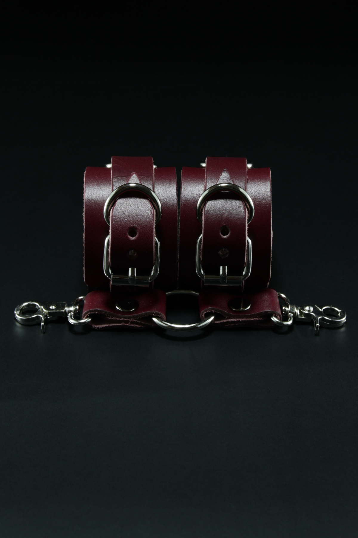 Erobee Hakiki Deri Kelepçe | Profesyonel BDSM Cuff Origin Serisi - Kahve