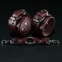 Erobee Hakiki Deri Kelepçe | Profesyonel BDSM Cuff Origin Serisi - Kahve