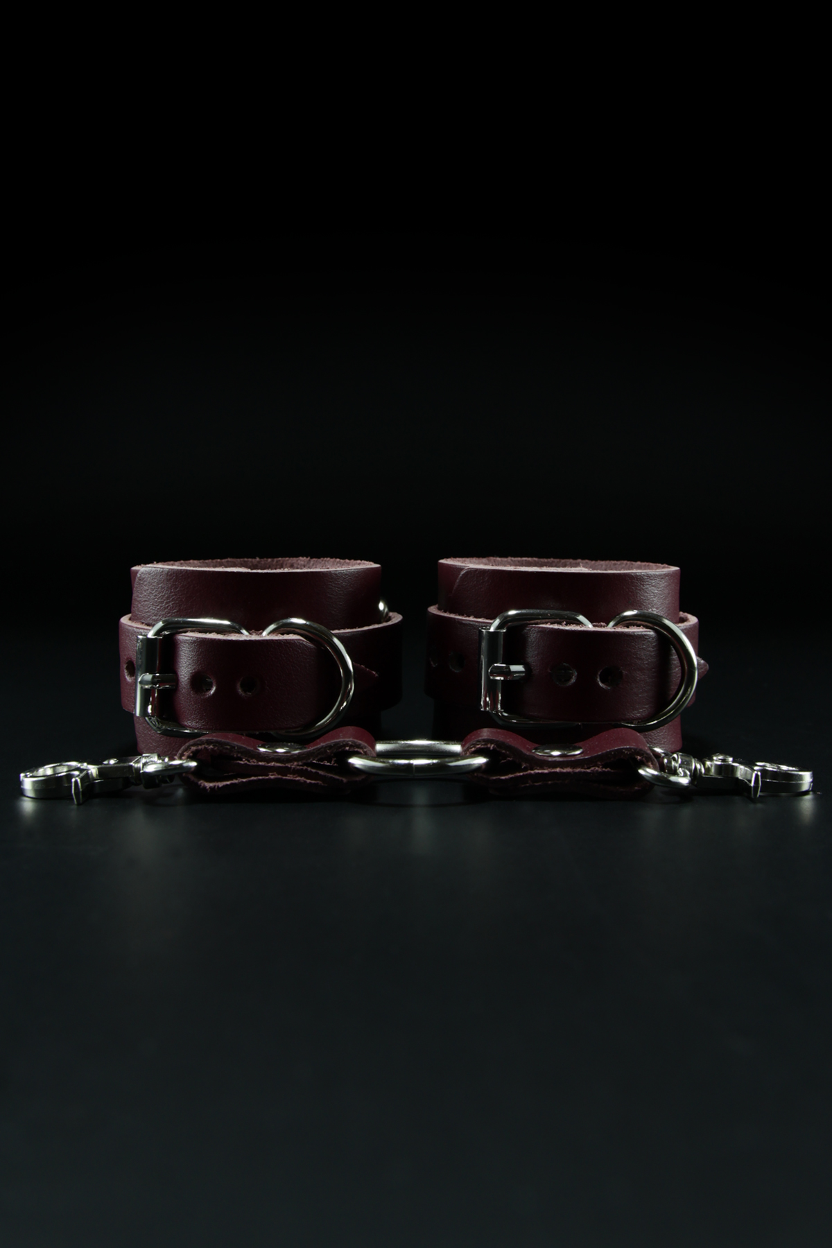 Erobee Hakiki Deri Kelepçe | Profesyonel BDSM Cuff Origin Serisi - Kahve