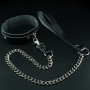 Erobee Hakiki Deri Zincirli Fantazi Tasma | BDSM Choker Origin Serisi - Siyah