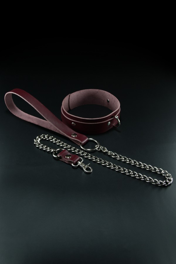 Erobee Hakiki Deri Zincirli Fantazi Tasma | BDSM Choker Origin Serisi - Kahverengi Erobee Hakiki Deri Zincirli Fantazi Tasma | BDSM Choker Origin Serisi - Kahverengi