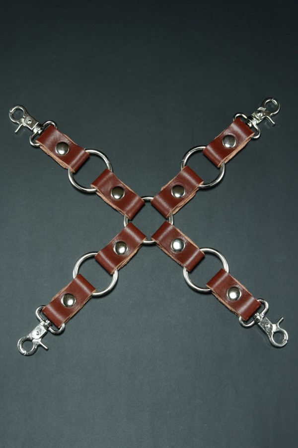 Erobee Hakiki Deri 4 Kollu BDSM Çapraz Bağlantı Aparatı | X Aparat Origin Serisi - Taba Erobee Hakiki Deri 4 Kollu BDSM Çapraz Bağlantı Aparatı | X Aparat Origin Serisi - Taba