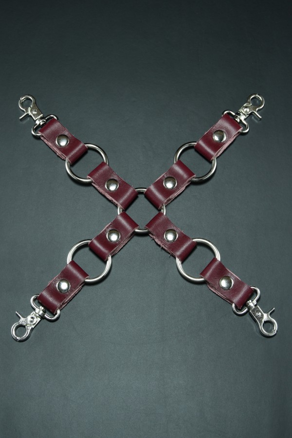 Erobee Hakiki Deri 4 Kollu BDSM Çapraz Bağlantı Aparatı | X Aparat Origin Serisi - Kahverengi Erobee Hakiki Deri 4 Kollu BDSM Çapraz Bağlantı Aparatı | X Aparat Origin Serisi - Kahverengi