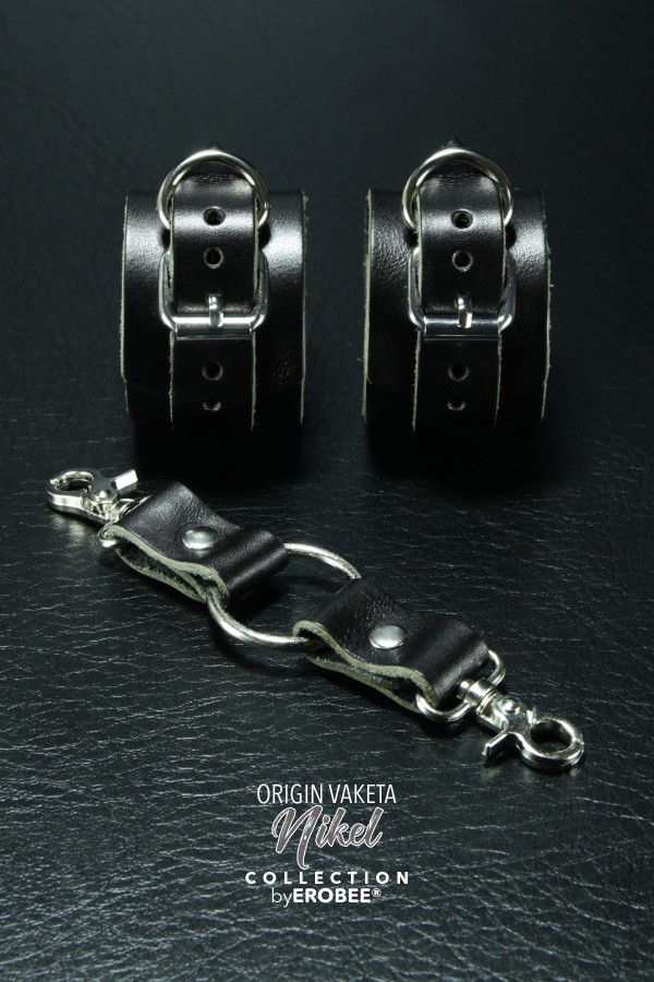 Erobee Vaketa Hakiki Deri Fantazi Kelepçe | Profesyonel BDSM Cuff Origin Serisi - Siyah Erobee Vaketa Hakiki Deri Fantazi Kelepçe | Profesyonel BDSM Cuff Origin Serisi - Siyah