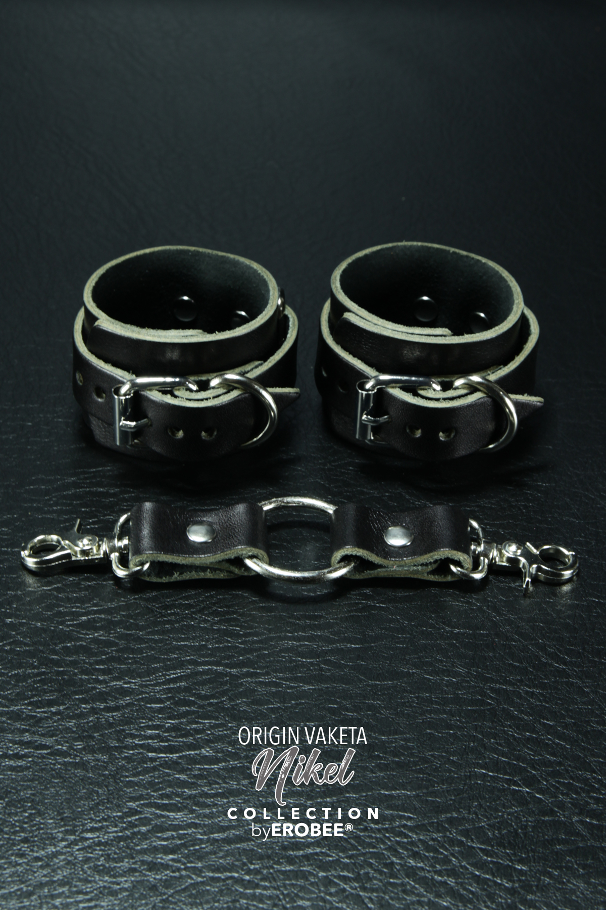 Erobee Vaketa Hakiki Deri Fantazi Kelepçe | Profesyonel BDSM Cuff Origin Serisi - Siyah Erobee Vaketa Hakiki Deri Fantazi Kelepçe | Profesyonel BDSM Cuff Origin Serisi - Siyah