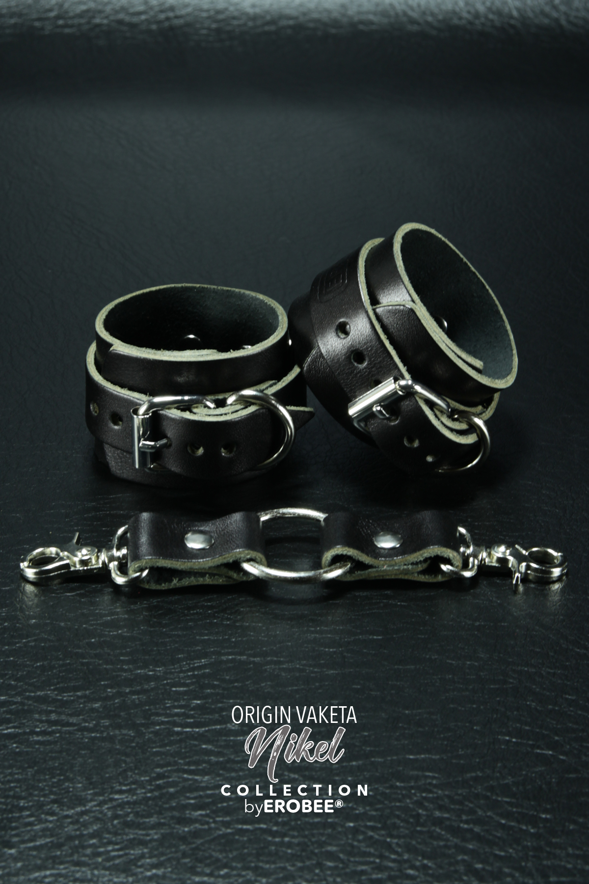 Erobee Vaketa Hakiki Deri Fantazi Kelepçe | Profesyonel BDSM Cuff Origin Serisi - Siyah Erobee Vaketa Hakiki Deri Fantazi Kelepçe | Profesyonel BDSM Cuff Origin Serisi - Siyah