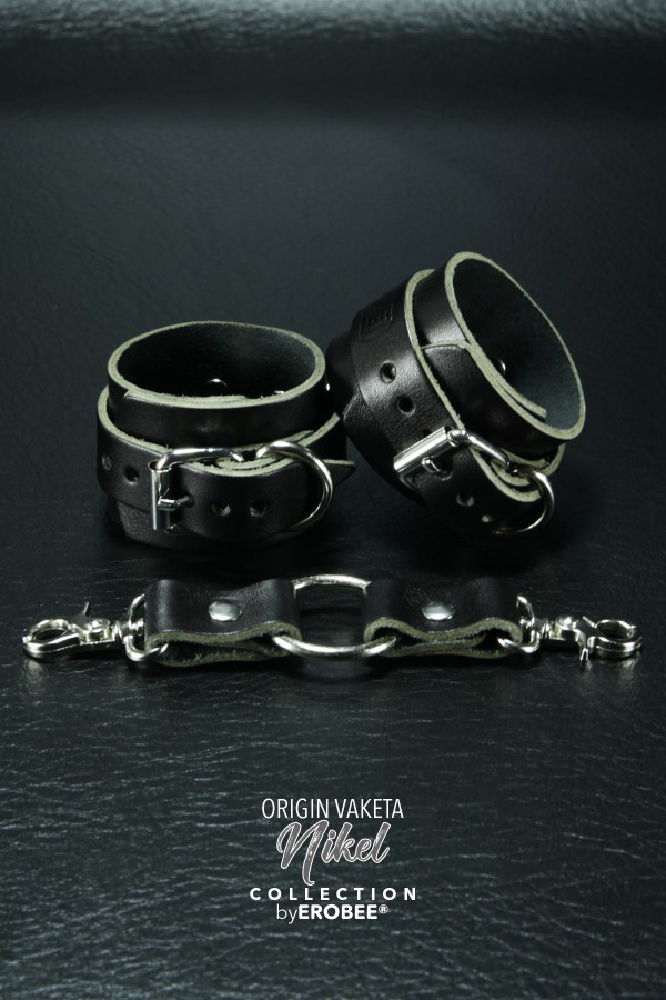 Erobee Vaketa Hakiki Deri Fantazi Kelepçe | Profesyonel BDSM Cuff Origin Serisi - Siyah Erobee Vaketa Hakiki Deri Fantazi Kelepçe | Profesyonel BDSM Cuff Origin Serisi - Siyah