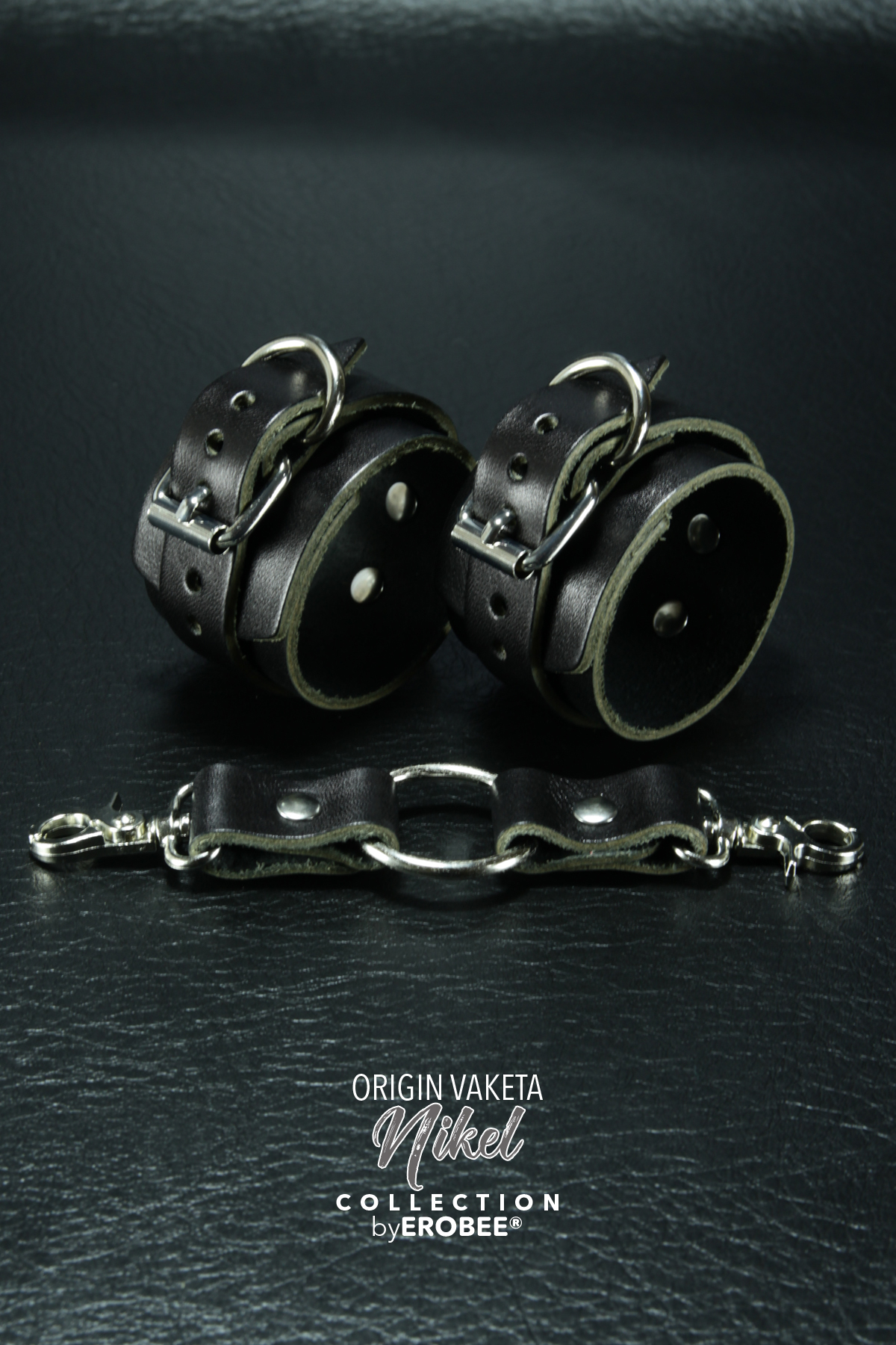 Erobee Vaketa Hakiki Deri Fantazi Kelepçe | Profesyonel BDSM Cuff Origin Serisi - Siyah Erobee Vaketa Hakiki Deri Fantazi Kelepçe | Profesyonel BDSM Cuff Origin Serisi - Siyah