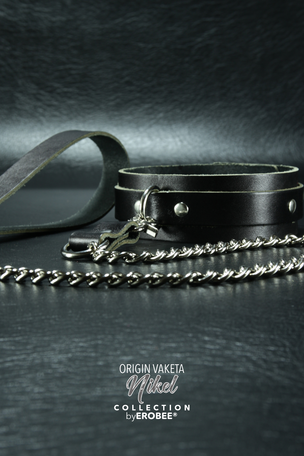 Erobee Vaketa Hakiki Deri Zincirli Fantazi Tasma | BDSM Choker Origin Serisi - Siyah Erobee Vaketa Hakiki Deri Zincirli Fantazi Tasma | BDSM Choker Origin Serisi - Siyah