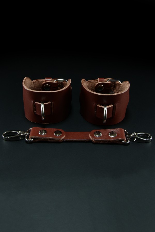 Erobee Hakiki Deri Ayak Kelepçesi | Özel Tasarım Ankle Cuff Between Serisi - Taba Erobee Hakiki Deri Ayak Kelepçesi | Özel Tasarım Ankle Cuff Between Serisi - Taba