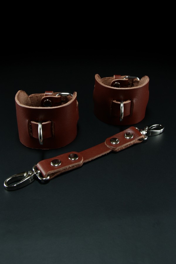 Erobee Hakiki Deri Ayak Kelepçesi | Özel Tasarım Ankle Cuff Between Serisi - Taba Erobee Hakiki Deri Ayak Kelepçesi | Özel Tasarım Ankle Cuff Between Serisi - Taba